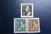 German Stamps,Heydrich,Hitler Mint.