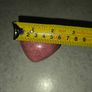 Natural + Rare | Exclusive AA-Grade Pink Rhodonite Polished Heart from Peru Image 3