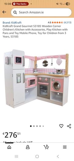 Kidkraft corner kitchen
