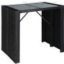 _Bar Set 9-Piece Poly rattan glass garden bar garden furniture Image 5