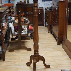 Mahogany Torchere / Plant Stand
