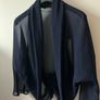 Navy chiffon balero shrug Image 2
