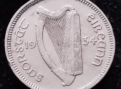 Ireland - 1934 - 3 Pence - KM.4 - [682]