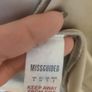 Missguided golden wrap long sleeve blouse size UK6/8 EU34/36 Postage included Image 6