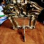 French antique Brass picture frame Image 3