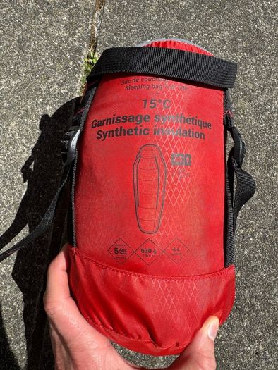 Sleeping bag Trek500 Decathlon Forclaz size M 170cm