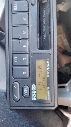 Toyota Vintage Single DIN RDS Radio Cassette Player 58406