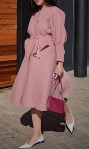 Wool handmade Daniela Barb dress