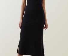 Sweaty Betty Emily Strappy Back Black Midi Dress XL EU44