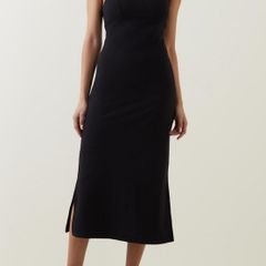 Sweaty Betty Emily Strappy Back Black Midi Dress XL EU44