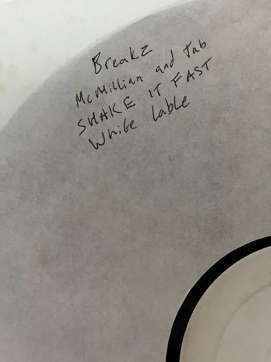 Break's breakbeat breaks electro 12" vinyl