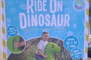 Inflatable ride on dinosaur