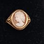 Vintage 9ct cameo ring Image 3