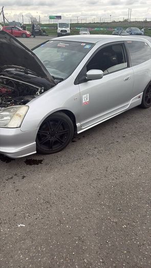 Ep3 track car  +  twin axle trailer