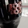 Rose Gold Plated Austrian Crystal Ring Image 2