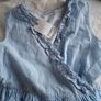 Next pretty blue and white stripped dress Image 5