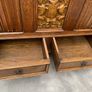 Antique Oak Blanket Box With Drawers. Image 3