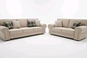 Verona Beige Fabric Scatter or Fullback Cushions Sofa