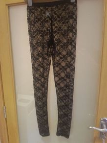 Black Lace Leggings