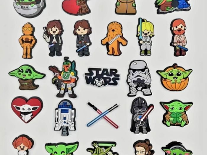 crocks charms decorations star wars