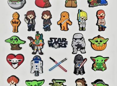 crocks charms decorations star wars