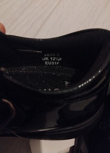 New Start rite black patent shoes size 12F