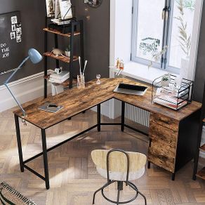 New L Shaped Home or Office Computer Desk - FREE P&P