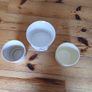 3 Vintage Ceramic Flower pots. Immaculate condition. Image 2
