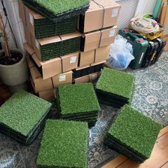 Artificial grass tiles, Ikea Runnen, new @50% RRP