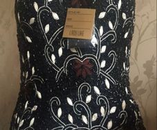 top size 8/10 new blank beaded bodice