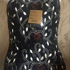 top size 8/10 new blank beaded bodice