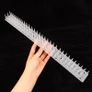 Balcony Wall DIY Accessories Repellent Cat Plastic Bird Repellent Anti Pigeon Anti-bird Squirrel Garden Fences Control Transparent Spikes Image 2