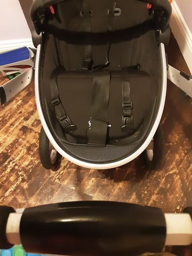 Red silver cross pram/buggy immaculate condition