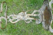 Vintage Italian Style Brass Male Figure Decorative Stick Umbrella Stand Rack 23"