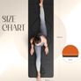 Non-Slip 6mm Thick TPE & Travel-friendly Yoga Mat - Perfect for Home & Gym Exercise Fitness & Pilates - With Laser Alignment Guides for Men & Women Image 5