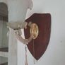 Vintage Glass Chandelier and 2 Matching Wall Lights Image 5