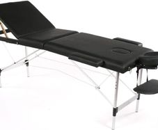 Portable Massage Table Bed,Salon Therapy Tattoo Couch [ Black]