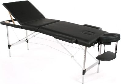 Portable Massage Table Bed,Salon Therapy Tattoo Couch [ Black]