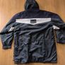 Adidas vintage jacket windbreaker training wear grey green navy XXL Image 4