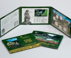 2005 Ireland Central Bank Uncirculated Coin Set Heywood Gardens, Co. Laois. Ideal Birthday Gift.