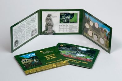 2005 Ireland Central Bank Uncirculated Coin Set Heywood Gardens, Co. Laois. Ideal Birthday Gift.