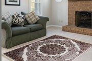 Classic Beige Brown Oriental Style Living Room Rug 160x230 cm  Soft Polyester C