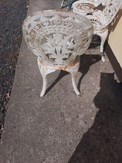 antique garden chairs