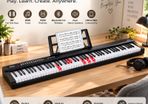 88 Key Semi Weighted Digital Piano Bluetooth MIDI Headphones
