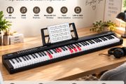 88 Key Semi Weighted Digital Piano Bluetooth MIDI Headphones