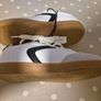 White & Black Trainers Image 2