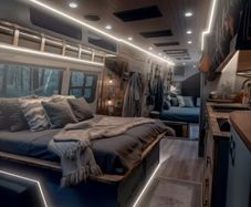 DC 12V COB LED Strip Light, 5Mm Wide X 5M Long, Caravan Interior Lighting,