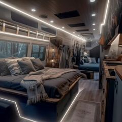 DC 12V COB LED Strip Light, 5Mm Wide X 5M Long, Caravan Interior Lighting,