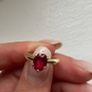 Ruby gold ring Image 2