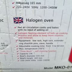 Halogen oven